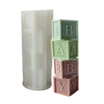 Molde Cubos Baby Shower 3D