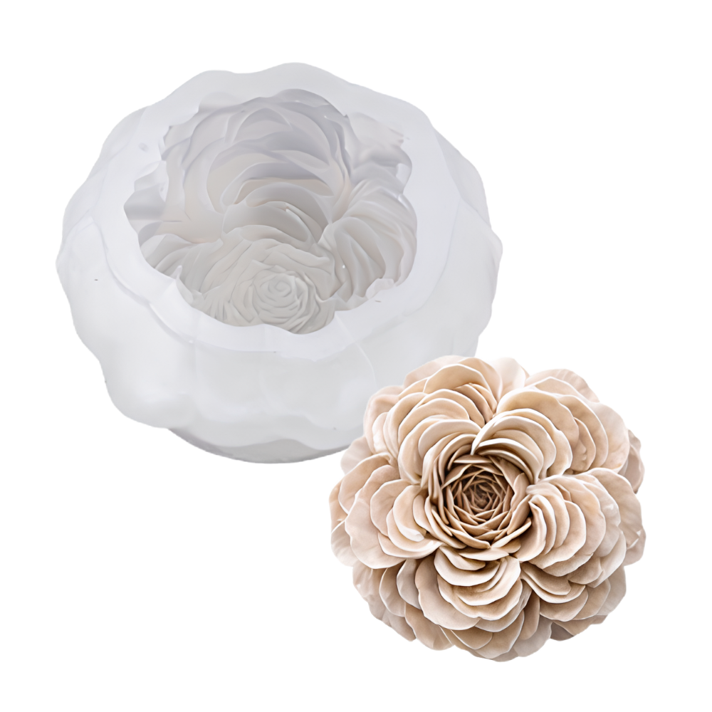 Molde Dalia Pompón 3D