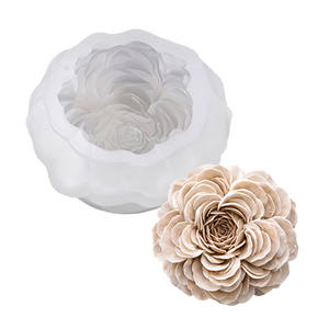Molde Dalia Pompón 3D