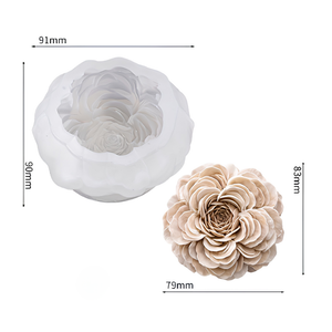 Molde Dalia Pompón 3D