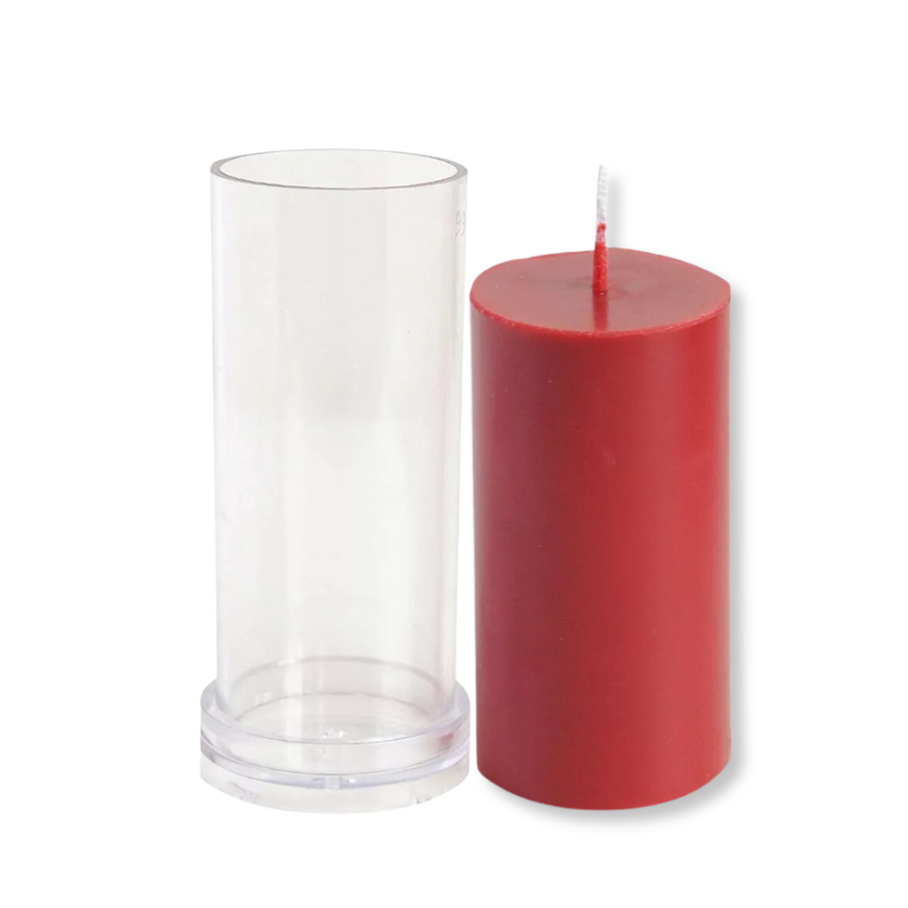 Moldes de Acrílico Cirio Pilar para Velas Lisas