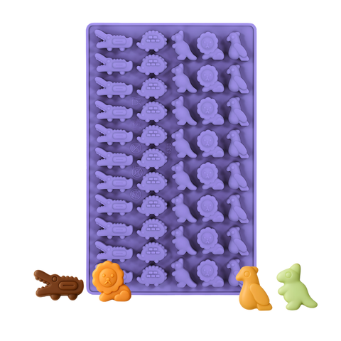 Molde Gomitas 5 Animalitos Mini Dinos