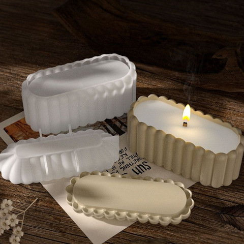 Molde Envase con Tapa Rayado