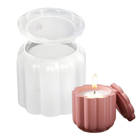 Molde Envase Flor con Tapa