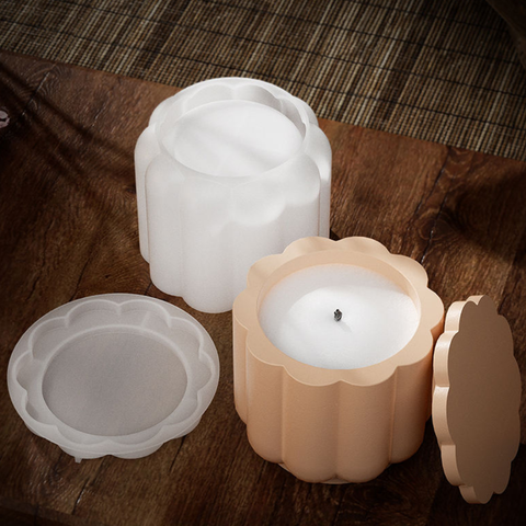 Molde Envase Flor con Tapa