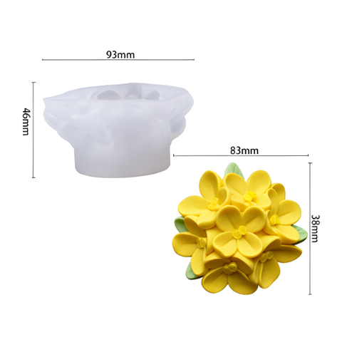 Molde Esfera de Flores