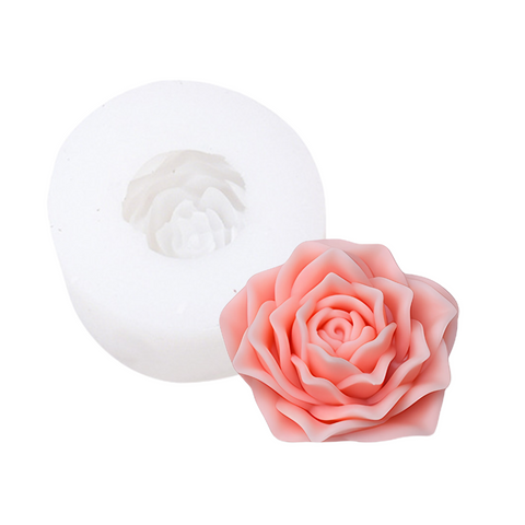 Molde Rosa Flor 3D 6 cm