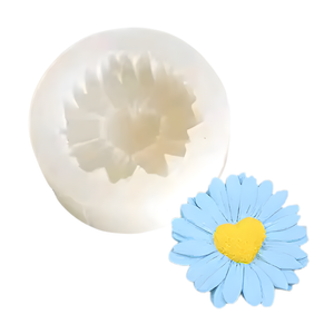 Molde Flor Centro Corazón