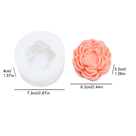 Molde Flor de Pétalo 3D 6 cm