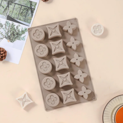 Molde 15 Flores Mousse