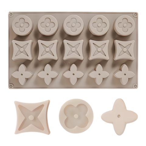 Molde 15 Flores Mousse