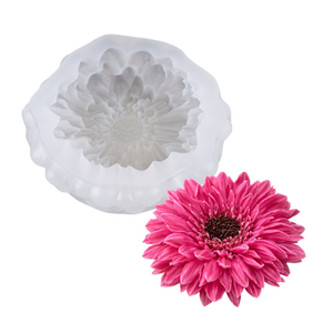 Molde Flor Gerbera 3D para Vela