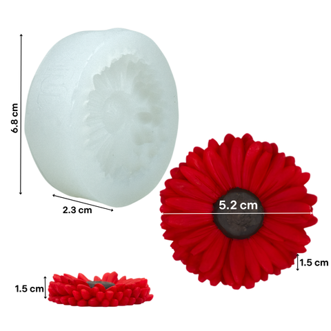 Molde Flor Gerbera