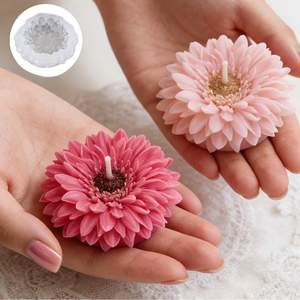 Molde Flor Gerbera 3D para Vela