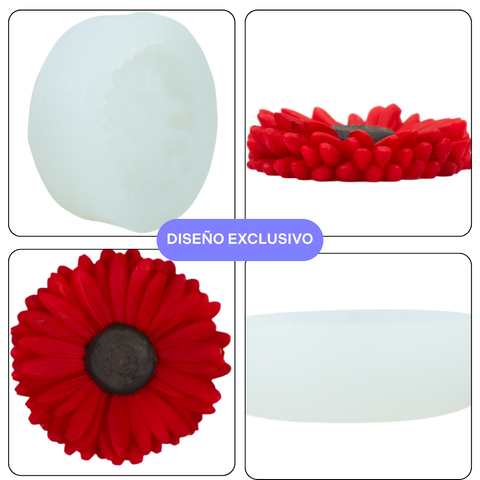 Molde Flor Gerbera
