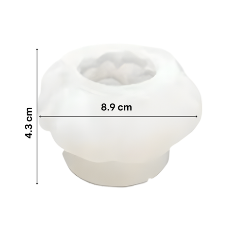 Molde Flor Abierta Loto 8 cm
