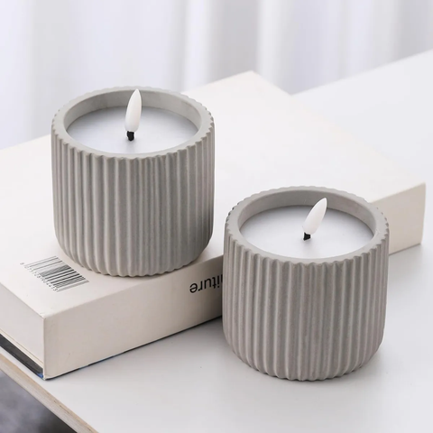 Molde Frasco Rayas Candelabro