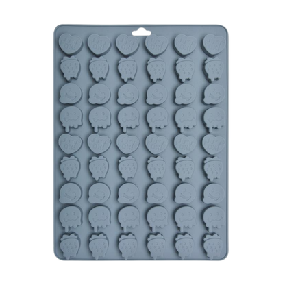 Molde Gomitas Mini Fresas con Caritas
