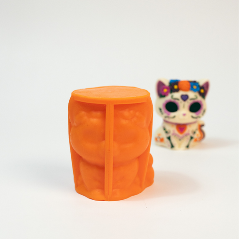 Molde Gato Ofrenda Día de Muertos 3D
