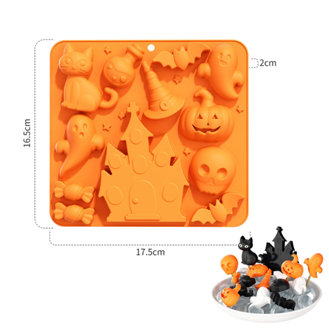 Molde Casa de los Sustos Halloween