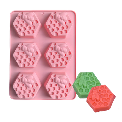 Molde Hexagonal Panal Abejas