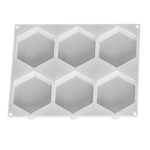 Molde 6 Hexágonos Resina