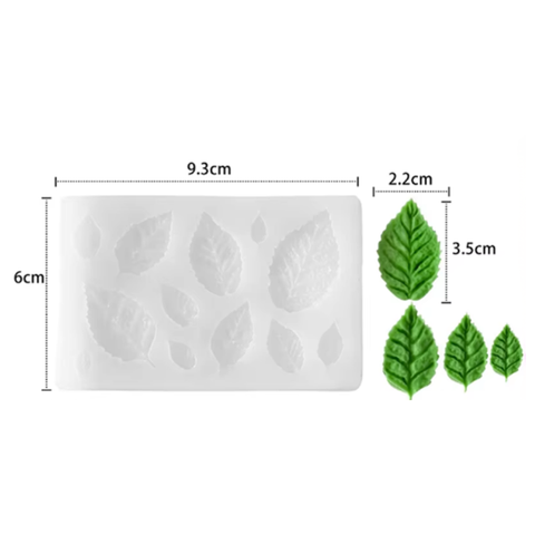 Molde Hojas Fondant