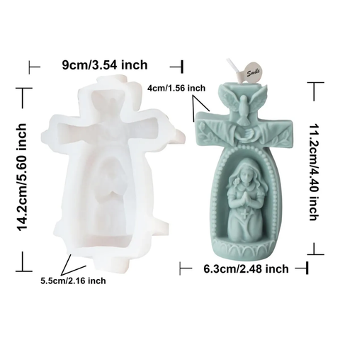 Molde Cruz Primera Comunión Niña