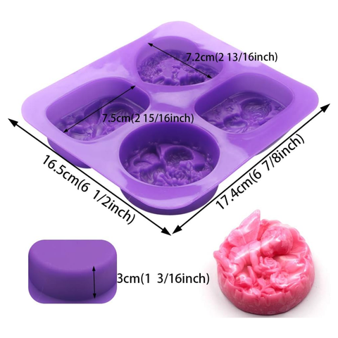 Molde de Silicón Jabonero Varios Angelitos con Alas