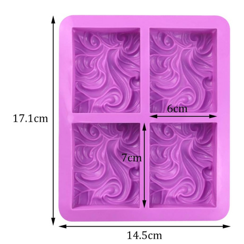 Molde Jabonero Sellado Olas de Mar