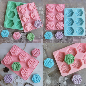 Molde Hexagonal Panal Abejas