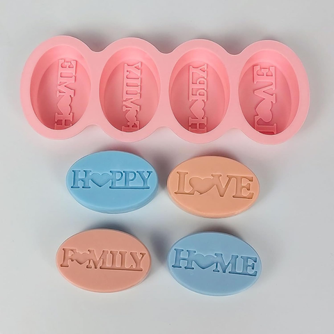 Molde Jabonero Love Happy Family Home