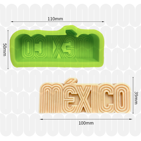 Molde Letrero México