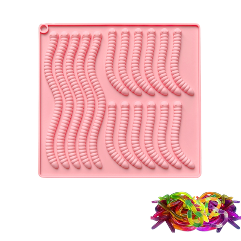 Molde Lombriz Gomita