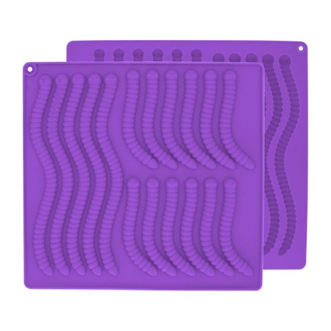 Molde Lombriz Gomita