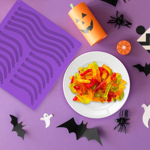 Molde Lombriz Gomita