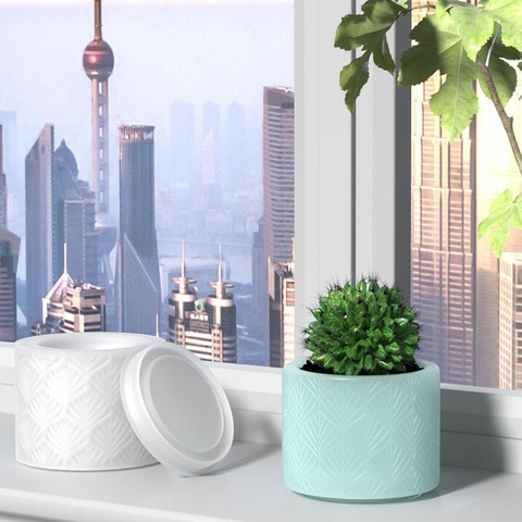 Molde Maceta Artdeco