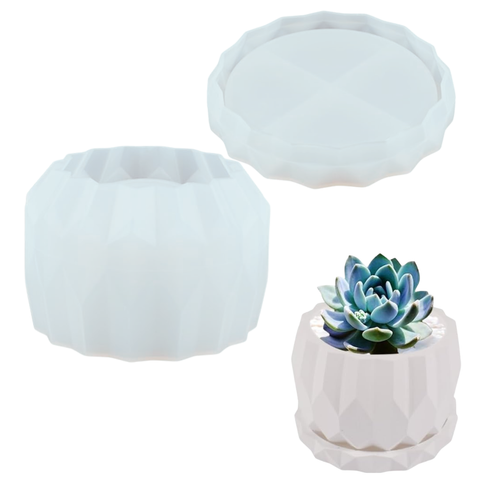 Molde Maceta con Base