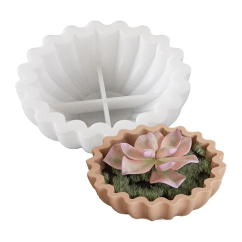 Molde Canasta Rayada 15cm