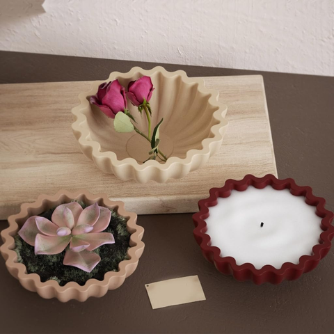 Molde Canasta Rayada 15cm