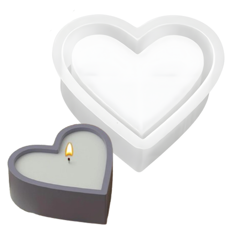 Molde Maceta Corazón