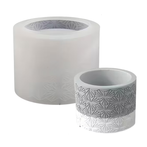 Molde Maceta Flor