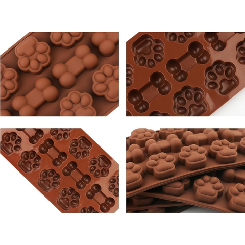 Molde Mascotas Huellitas y Huesitos