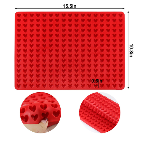Molde Mini Corazones Gran Formato