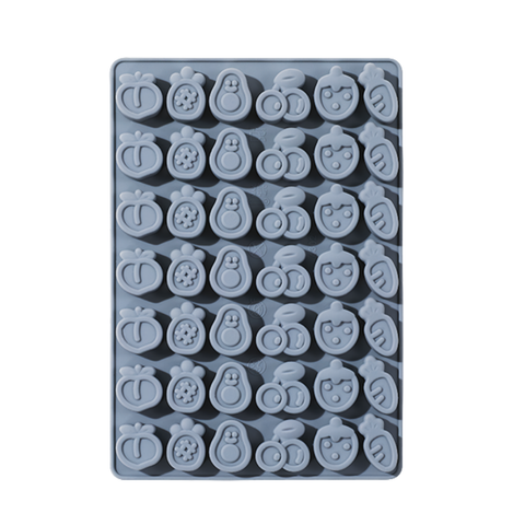 Molde Gomitas Frutitas y Verduras Minis