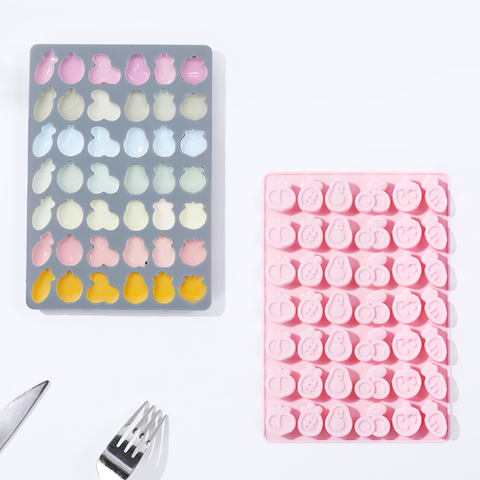 Molde Gomitas Frutitas y Verduras Minis