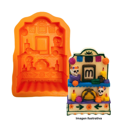 Molde Ofrenda Día de Muertos 2D