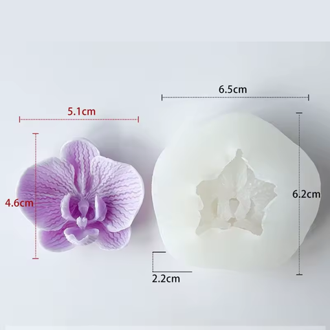 Molde Orquídea Mariposa