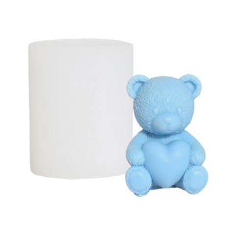 Molde Osito Corazón de Melón 3D