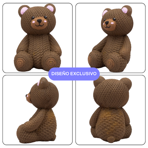 Molde Osito Crochet 3D